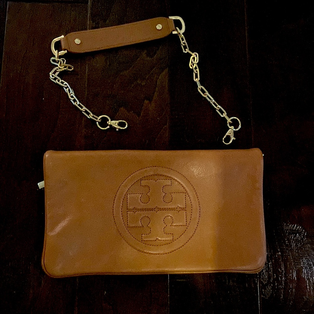 Tory Burch clutch with detachable strap